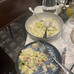 Copious mystery Caesar salad dressing. Copious mystery Caesar salad dressing.