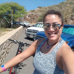 Riding up Diamond Head Riding up Diamond Head