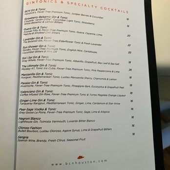 BCN Taste & Tradition - Wide variety of G+T - Catalan Near Me - Houston, Texas BCN Taste & Tradition - Wide variety of G+T - Catalan Near Me - Houston, Texas