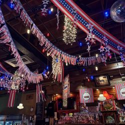 Decorative ceiling.