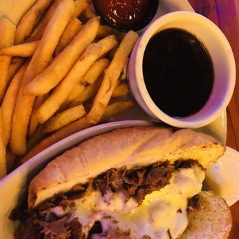 Barrio Brewing - French dip sandwich - Breweries Near Me - Tucson, Arizona