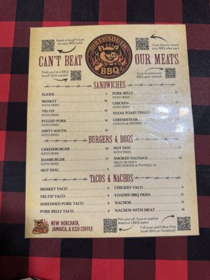Menu photo 2 Dirty South BBQ House Yuma, AZ Menu photo 2 Dirty South BBQ House Yuma, AZ