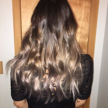 Alchemy - Cut/Color by Kristen. Brown (natural) to Silver Ombré. - Hair Salons Near Me - Orlando, Florida