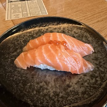 Lab 13 Handroll Bar - Salmon nigiri - Sushi Bars Near Me - Chestnut Hill, Massachusetts Lab 13 Handroll Bar - Salmon nigiri - Sushi Bars Near Me - Chestnut Hill, Massachusetts