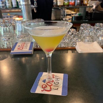 Manchester's Grill - They make the BEST pineapple upside down martini!! - Pizza Near Me - Raleigh, North Carolina