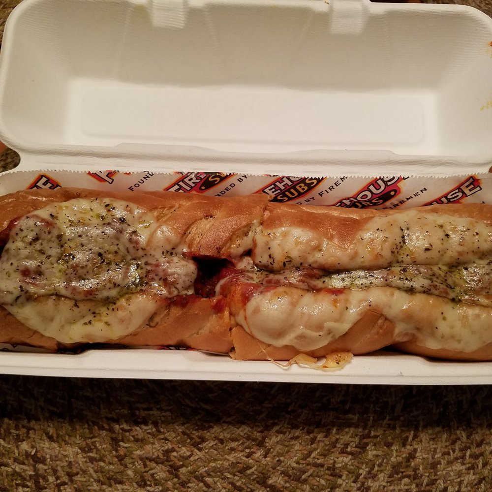 Firehouse Subs - two subs in a styrofoam container - Fast Food Near Me - Madison, Alabama Firehouse Subs - two subs in a styrofoam container - Fast Food Near Me - Madison, Alabama
