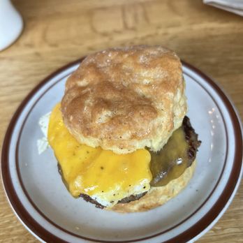Pine State Biscuits - Sausage and egg biscuit - Breakfast & Brunch Near Me - Portland, Oregon