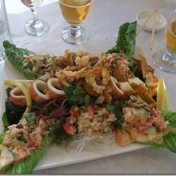 Mountain Flying Fish - Crab and Calamari Salad - Sushi Bars Near Me - Breckenridge, Colorado Mountain Flying Fish - Crab and Calamari Salad - Sushi Bars Near Me - Breckenridge, Colorado