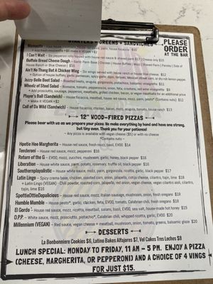 Menu photo 4 Salud Cerveceria Charlotte, NC