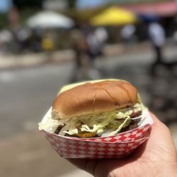 Yellow Paper Burger