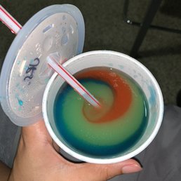 Medium jolly rancher smash daiquiri