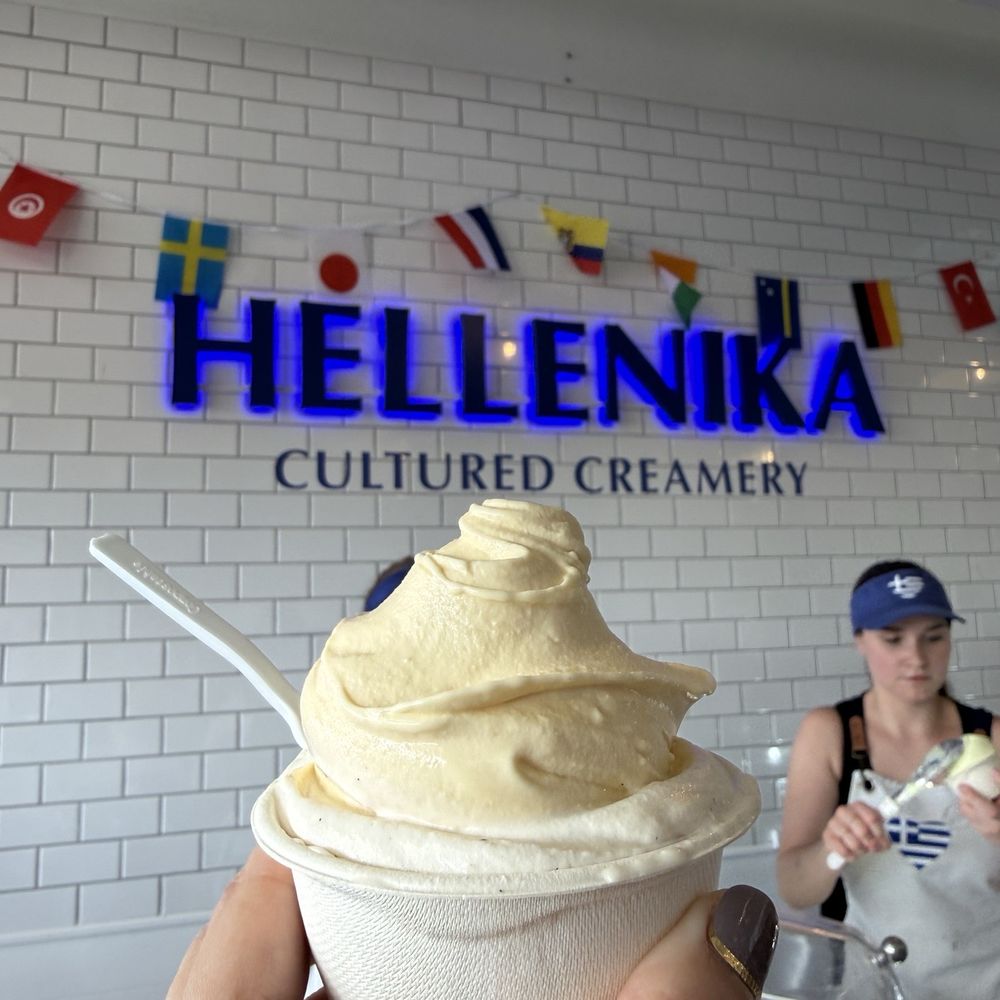 Hellenika Cultured Creamery - Mango & Vanilla - Ice Cream & Frozen Yogurt Near Me - Seattle, Washington