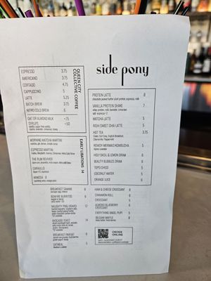 Menu photo 7 Side Pony Denver, CO