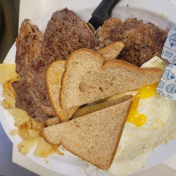 McLean's Restaurant - Steak and eggs for the birthday boy - American Near Me - Richmond, Virginia McLean's Restaurant - Steak and eggs for the birthday boy - American Near Me - Richmond, Virginia