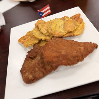 La Isla Menos - Bistec Empanisado con tostones - Karaoke Near Me - Fayetteville, North Carolina La Isla Menos - Bistec Empanisado con tostones - Karaoke Near Me - Fayetteville, North Carolina