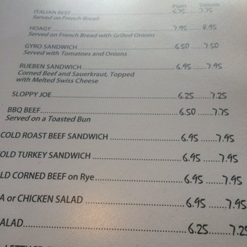 Lake Villa Restaurant - Portion of the menu. Sandwiches served "Plain" come with chips; or, for $1 more go "Deluxe" and get fries and homemade soup! - Breakfast & Brunch Near Me - Lake Villa, Illinois Lake Villa Restaurant - Portion of the menu. Sandwiches served "Plain" come with chips; or, for $1 more go "Deluxe" and get fries and homemade soup! - Breakfast & Brunch Near Me - Lake Villa, Illinois