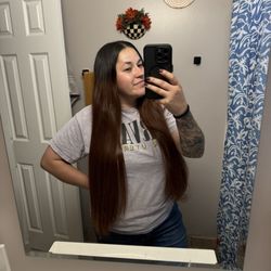 Hairtopia - This was my hair before. No movement at all straight and heavy