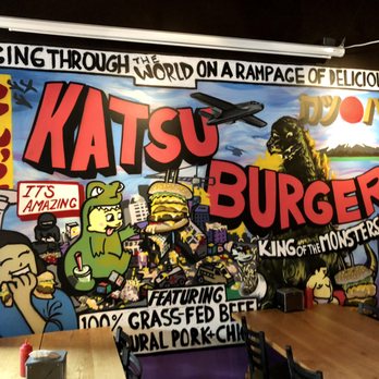 Katsu Burger - Cool mural - Japanese Near Me - Seattle, Washington Katsu Burger - Cool mural - Japanese Near Me - Seattle, Washington