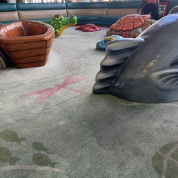 Children playing area. Children playing area.