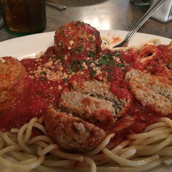 Ma Famiglia - a plate of spaghetti and meatballs - Italian Near Me - Meeker, Colorado