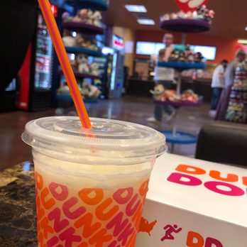 Cobblestone Auto Spa - enjoying a sip of this frozen lemonade and some good dunkin bites while waiting for my car ^_^ - Car Wash Near Me - Surprise, Arizona