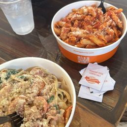 Penne Arrabbiata and Create Your Own Pasta