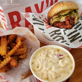 Howlin' Ray's - Hot chicken w/white meat (perfect). Excellent seasoned, crispy fries. Very good macaroni salad. - Southern Near Me - Los Angeles, California Howlin' Ray's - Hot chicken w/white meat (perfect). Excellent seasoned, crispy fries. Very good macaroni salad. - Southern Near Me - Los Angeles, California