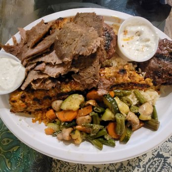 Mavi Grill - His combination meat platter. Supposed to feed 2 people for $55.95. - Turkish Near Me - Mount Sinai, New York Mavi Grill - His combination meat platter. Supposed to feed 2 people for $55.95. - Turkish Near Me - Mount Sinai, New York