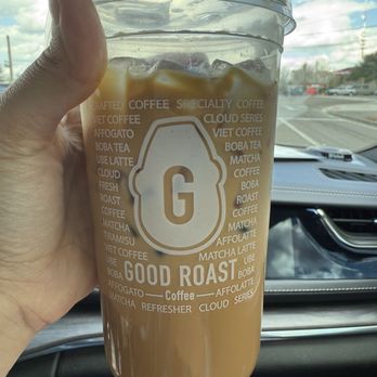 Good Roast at Kool Bear - Vietnamese coffee (started drinking it before pic oops) - Ice Cream & Frozen Yogurt Near Me - Orlando, Florida