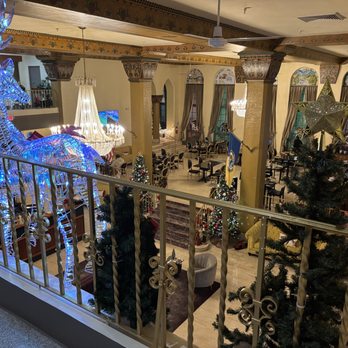 Americus Hotel - Lobby from second floor; decorated for the holidays. - Hotels Near Me - Allentown, Pennsylvania