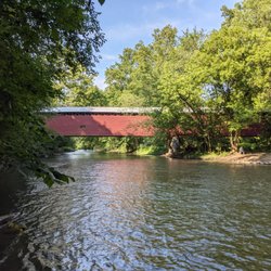 Antrim Township Park - Martin's Mill Covered Bridge in Antrim Township Park, Greencastle