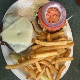 Cheeseburger platter