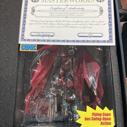 Monkey Paw Toys - Autographed Todd McFarlane Spawn figure