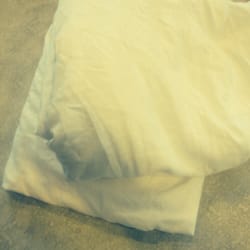 Andre's Drycleaner - The way my sheets looked after being professionally laundered and folded.