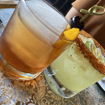 QPV Queso Pan Y Vino - Old fashioned and cucumber marg- so good! - Wine Bars Near Me - San Antonio, Texas QPV Queso Pan Y Vino - Old fashioned and cucumber marg- so good! - Wine Bars Near Me - San Antonio, Texas