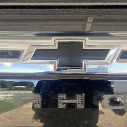 Stuteville Chevrolet of Durant - Chipped paint from emblem being taken off.