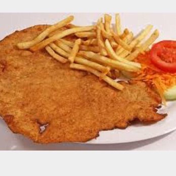Dieppa's Pizza - Milanesa con french fries - Pizza Near Me - Caguas, Puerto Rico