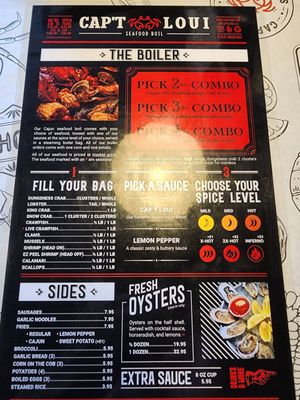 Menu photo 2 Cap't Loui Seafood Boil Los Angeles, CA