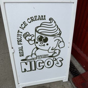 Nico's Ice Cream - Follow the cup - Ice Cream & Frozen Yogurt Near Me - Monterey, California Nico's Ice Cream - Follow the cup - Ice Cream & Frozen Yogurt Near Me - Monterey, California