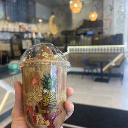 Bora Bora Smoothie Cafe - Dubai chocolate strawberry cup!!!!