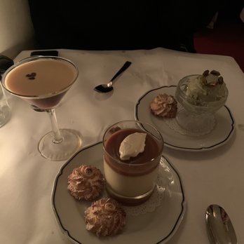 Casino - Butterscotch budino and salted pistachio ice cream - Italian Near Me - New York, New York
