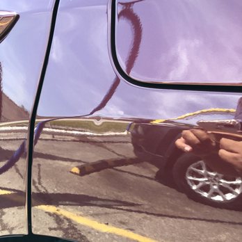 Auto Dent Company - Dent before repair. No chips in the paint - Mobile Dent Repair Near Me - Kansas City, Missouri Auto Dent Company - Dent before repair. No chips in the paint - Mobile Dent Repair Near Me - Kansas City, Missouri