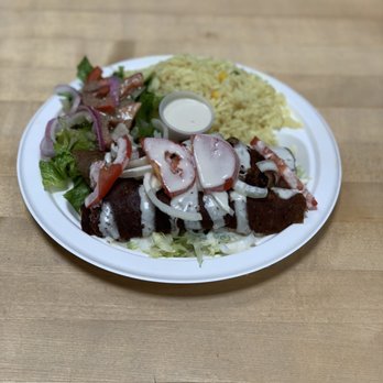 KABAB - beef/lamb gyro plate - Mediterranean Near Me - Seattle, Washington