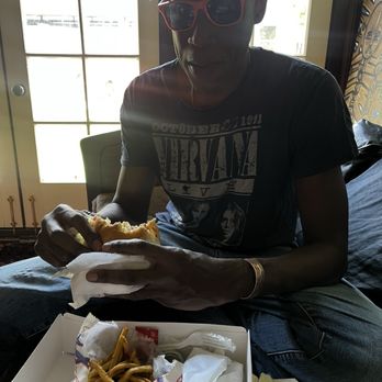 Tops Burgers - Burger, thumbs up! Fries? This is about what it looked like when we threw the box of old fries away because who wants old nasty fries. - Burgers Near Me - Pasadena, California Tops Burgers - Burger, thumbs up! Fries? This is about what it looked like when we threw the box of old fries away because who wants old nasty fries. - Burgers Near Me - Pasadena, California