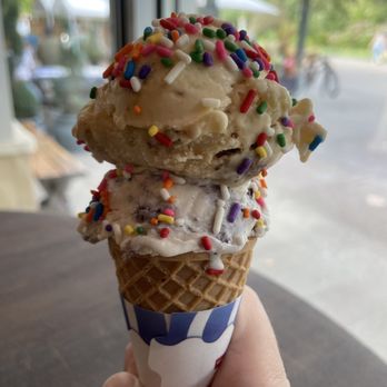 Sugar J's Ice Cream Workshop - 1/2 scoops with sprinkles - Ice Cream & Frozen Yogurt Near Me - Corvallis, Oregon Sugar J's Ice Cream Workshop - 1/2 scoops with sprinkles - Ice Cream & Frozen Yogurt Near Me - Corvallis, Oregon