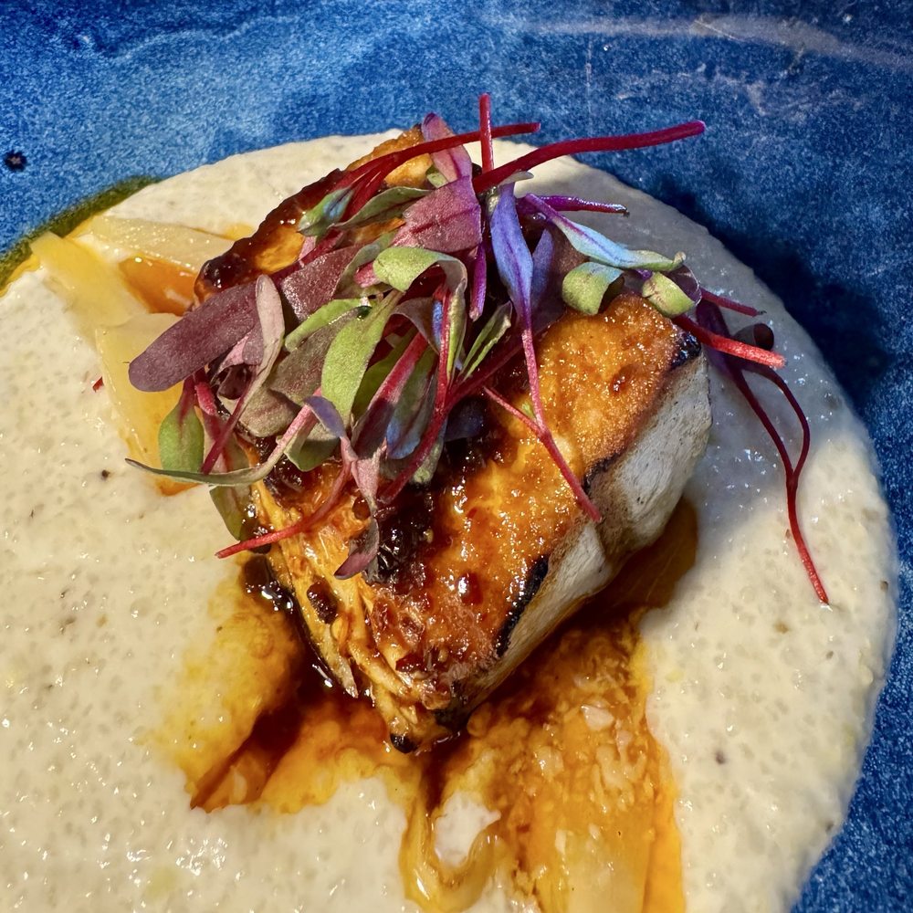 Little Pearl - Fabulous fresh grouper with  a killer polenta base - New American Near Me - Key West, Florida