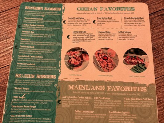 Menu photo 7 RipTydz Myrtle Beach, SC