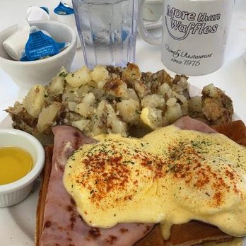 More Than Waffles - Eggs benedict on a waffle! - Breakfast & Brunch Near Me - Encino, California More Than Waffles - Eggs benedict on a waffle! - Breakfast & Brunch Near Me - Encino, California