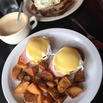 GB eats - Our breakfast. Eggs Benedict and corn beef hash. - Diners Near Me - Great Barrington, Massachusetts