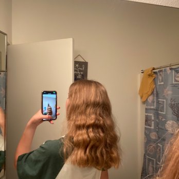 Fantastic Sams - The back of it. Clearly shorter. - Hair Salons Near Me - Beaumont, California